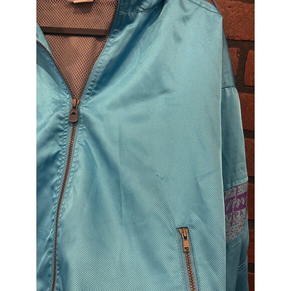 Kappa Tracktop with hidden Hoodie Blue Purple Jacket Vintage Full Zip RARE - Picture 3 of 16